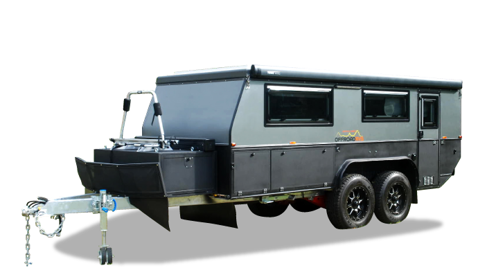 platinum tandem axle offroad camper trailer