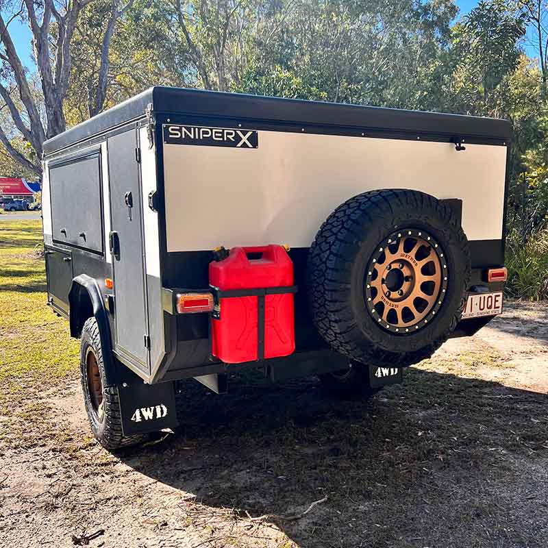 sniper x9 offroad camper trailer rear 2023