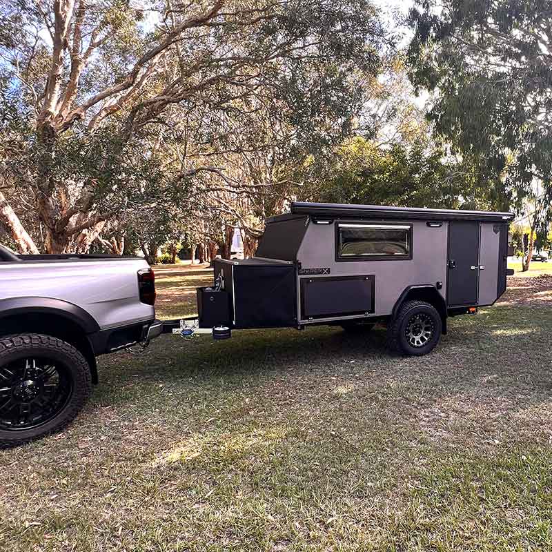 sniper x12 offroad camper trailer passenger side 2023